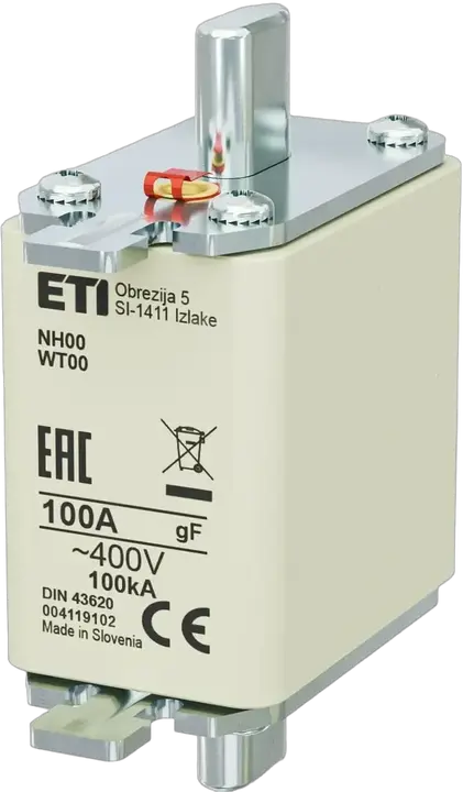Kép erről: NH00 gF 100A/400V