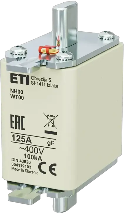 Kép erről: NH00 gF 125A/400V