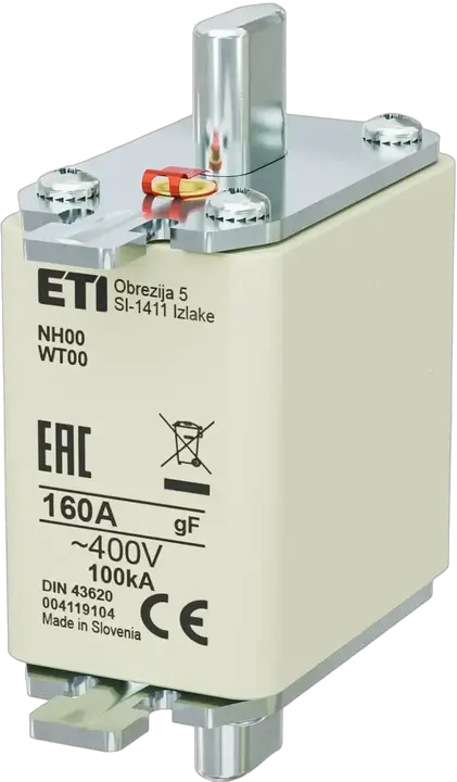 Kép erről: NH00 gF 160A/400V