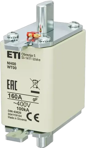 Kép erről: NH00 gF 160A/400V