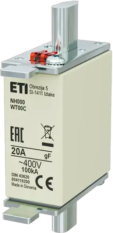 Kép erről: NH000 gF 20A/400V