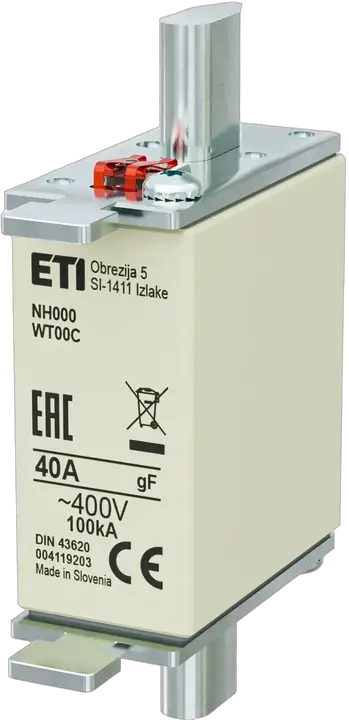 Kép erről: NH000 gF 40A/400V
