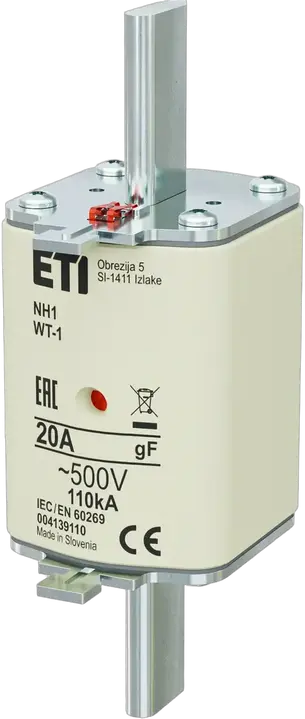 Kép erről: NH1 gF 20A/500V