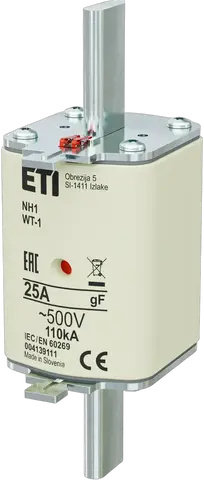 NH1 gF 25A/500V