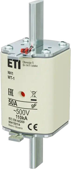 Kép erről: NH1 gF 50A/500V