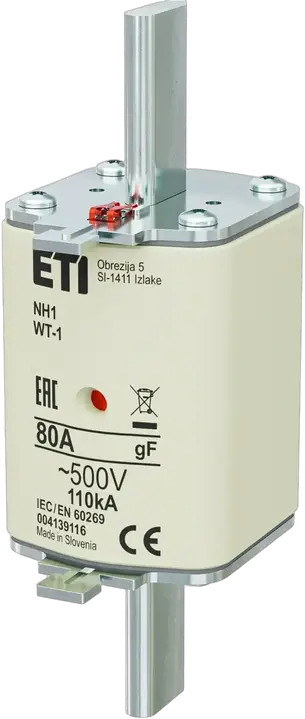 Kép erről: NH1 gF 80A/500V