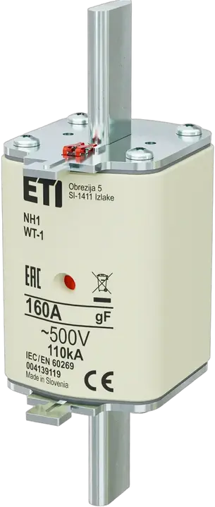 Kép erről: NH1 gF 160A/500V