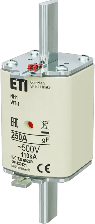 Kép erről: NH1 gF 250A/500V