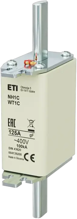 Kép erről: NH1C gF 125A/400V