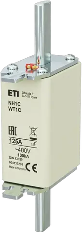 Kép erről: NH1C gF 125A/400V