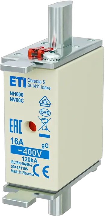 Kép erről: NH000 gG 16A/400V