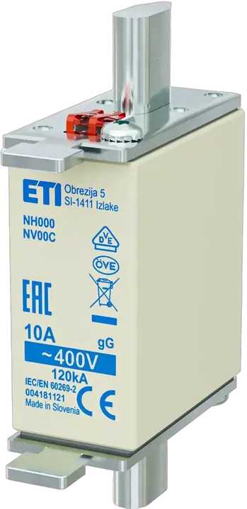 Kép erről: NH000 gG 10A/400V korr.