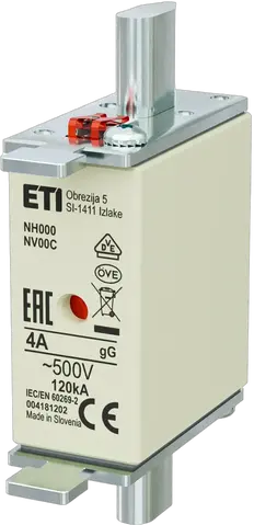 NH000 gG 4A/500V