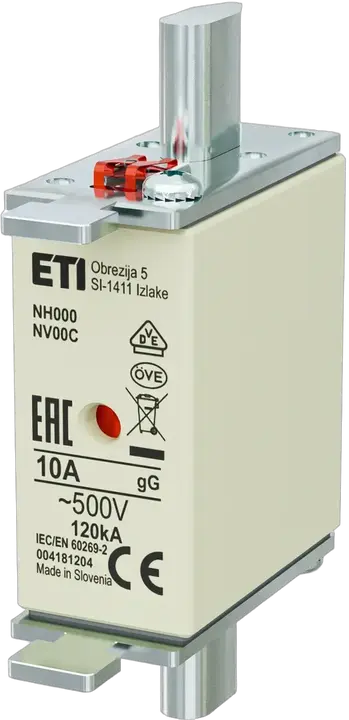 Kép erről: NH000 gG 10A/500V