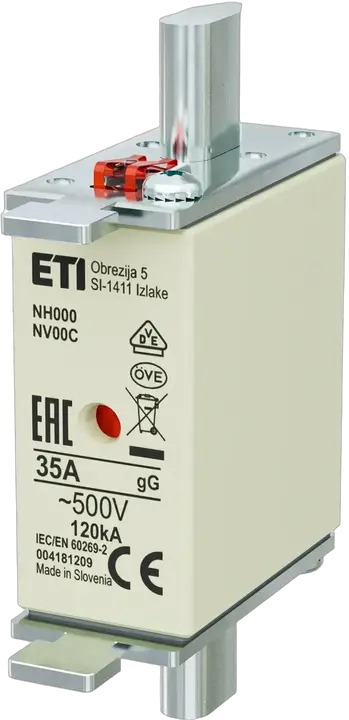 Kép erről: NH000 gG 35A/500V