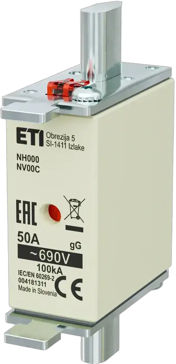 Kép erről: NH000 gG 50A/690V