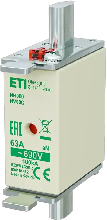 Kép erről: NH000 aM 63A/690V
