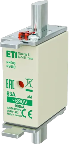 Kép erről: NH000 aM 63A/690V