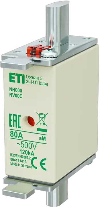 Kép erről: NH000 aM 80A/500V