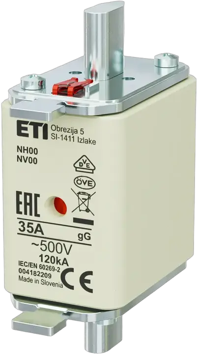 Kép erről: NH00 gG 35A/500V