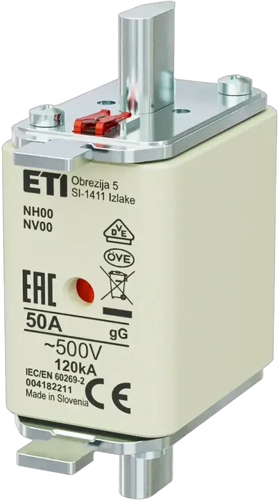 Kép erről: NH00 gG 50A/500V