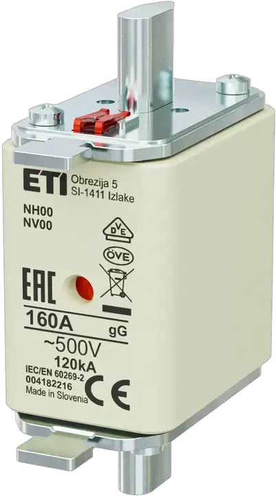Kép erről: NH00 gG 160A/500V