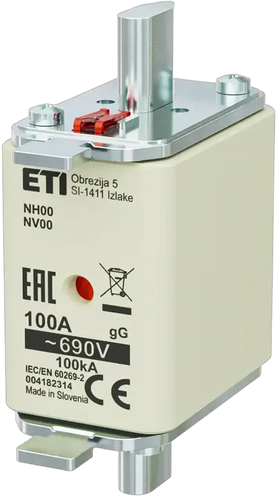 Kép erről: NH00 gG 100A/690V