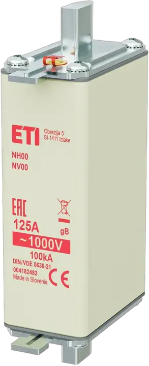 Kép erről: NH00/85 gB 125A/1000V