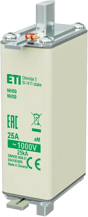 Kép erről: NH00/85 aM 25A/1000V
