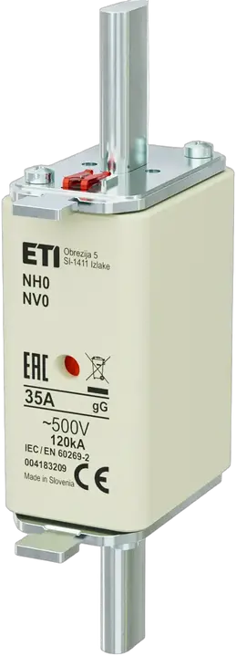 Kép erről: NH0 gG 35A/500V