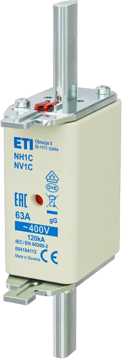 Kép erről: NH1C gG 63A/400V