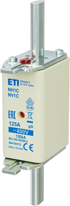 Kép erről: NH1C gG 125A/400V