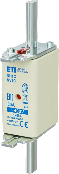 Kép erről: NH1C gG 50A/400V korr.