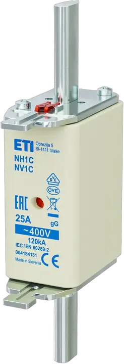 Kép erről: NH1C gG 25A/400V korr.