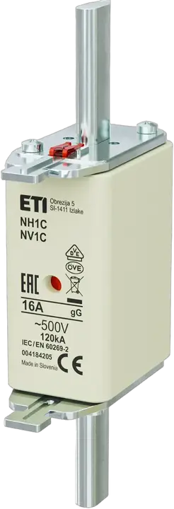 Kép erről: NH1C gG 16A/500V