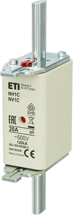 Kép erről: NH1C gG 20A/500V