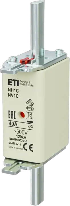 Kép erről: NH1C gG 40A/500V