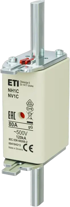 Kép erről: NH1C gG 80A/500V