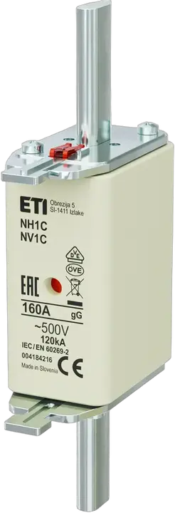 Kép erről: NH1C gG 160A/500V