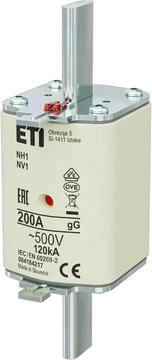 Kép erről: NH1 gG 200A/500V