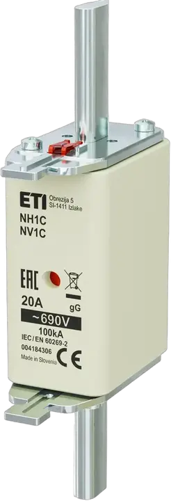 Kép erről: NH1C gG 20A/690V