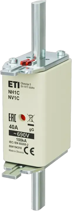 Kép erről: NH1C gG 40A/690V