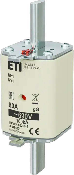 Kép erről: NH1 gG 80A/690V