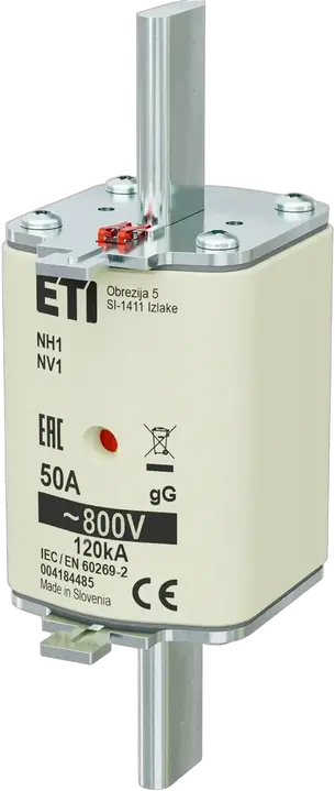 Kép erről: NH1 gG 50A/800V