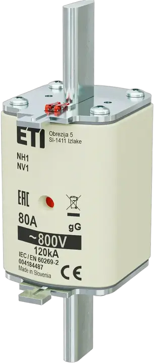 Kép erről: NH1 gG 80A/800V
