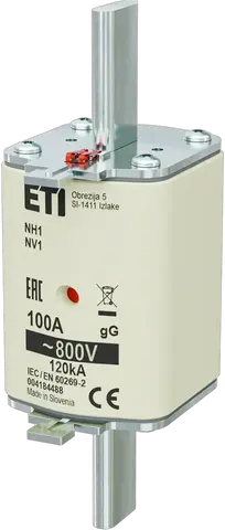 Kép erről: NH1 gG 100A/800V