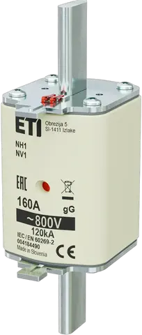 Kép erről: NH1 gG 160A/800V