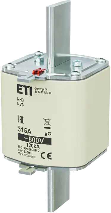 Kép erről: *NH3 gG 315A/800V