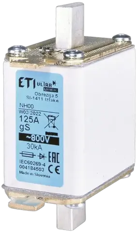 Kép erről: NH00 gS 80A/800V