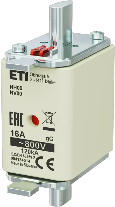 Kép erről: NH00 gG 16A/800V